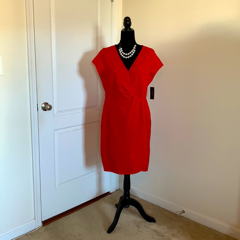 Worthington red dress size 14